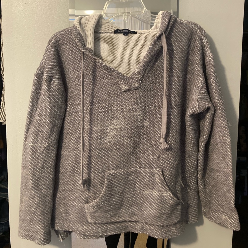 Blue / Light Grey Ocean Drive sweatshirt
